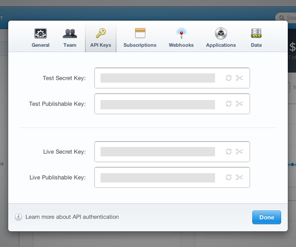 stripe-API-keys