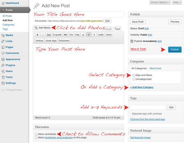 add-basic-post-wordpress