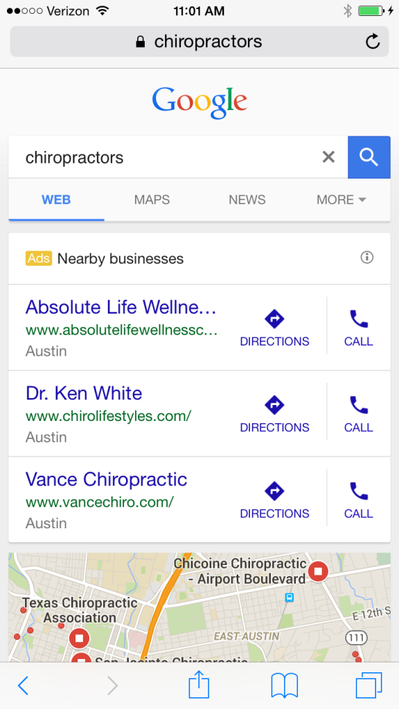 chiropractors full ads