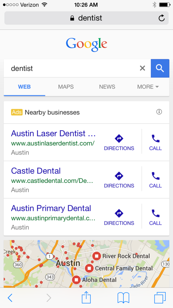 dentist full ad stack