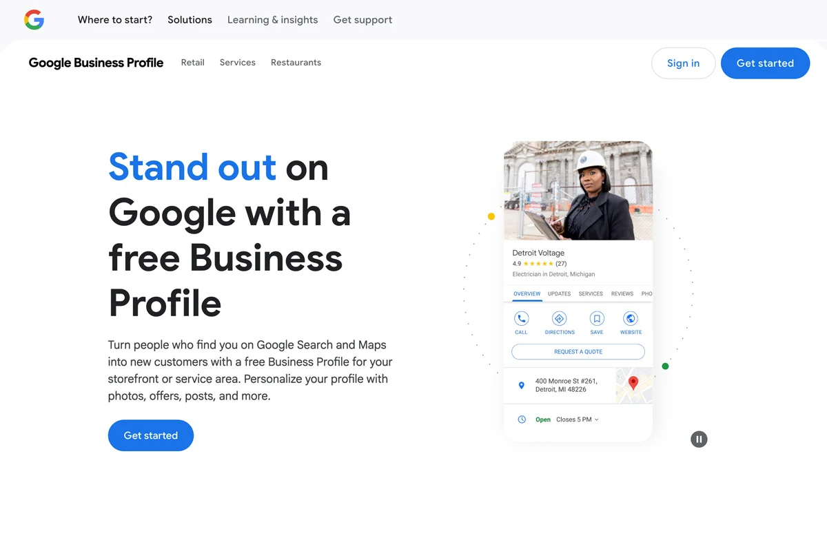 google business profile setup