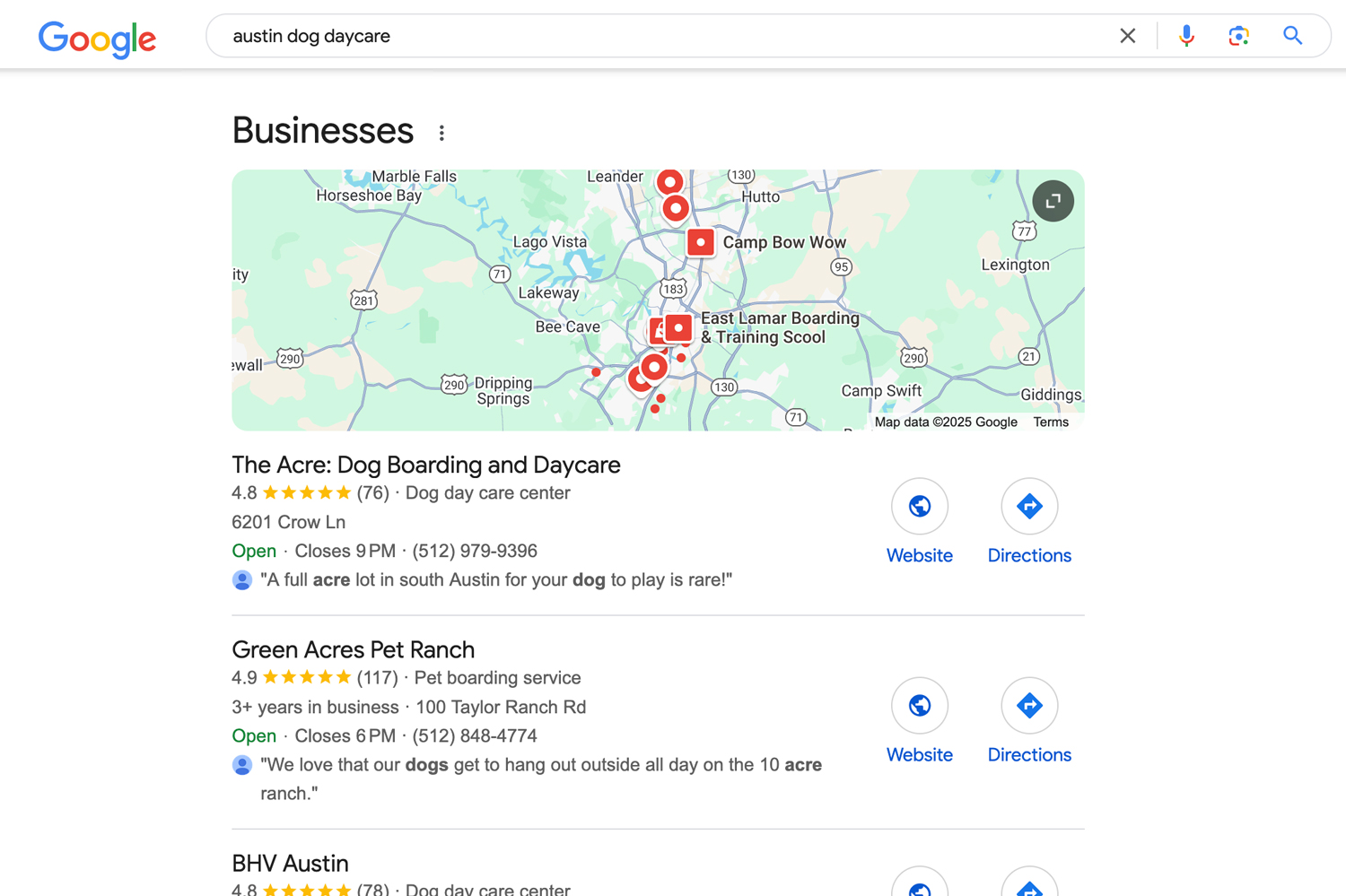 google maps local pack seo
