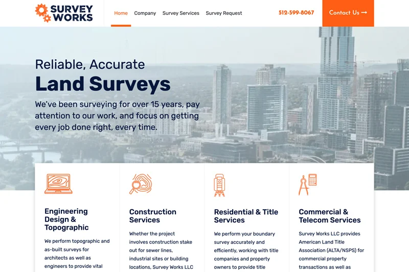 land survey case study digital seo