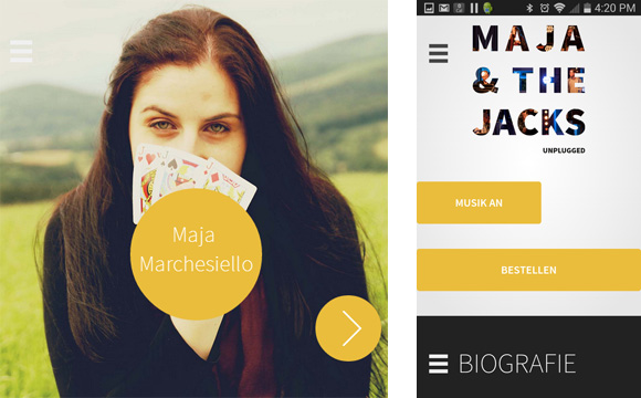 maja-mobile-website-design