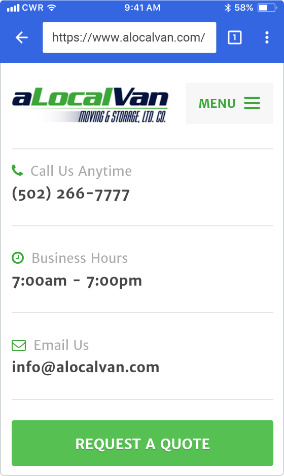 screenshot alocalvan@2x