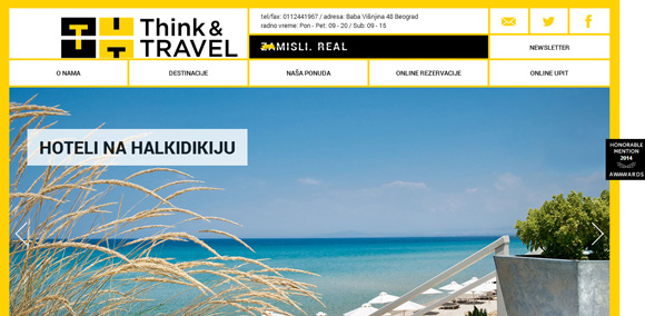 thinkandtravel-full-website-design